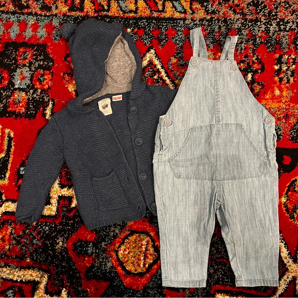 Zara Sweater Cardigan Overall Bundle